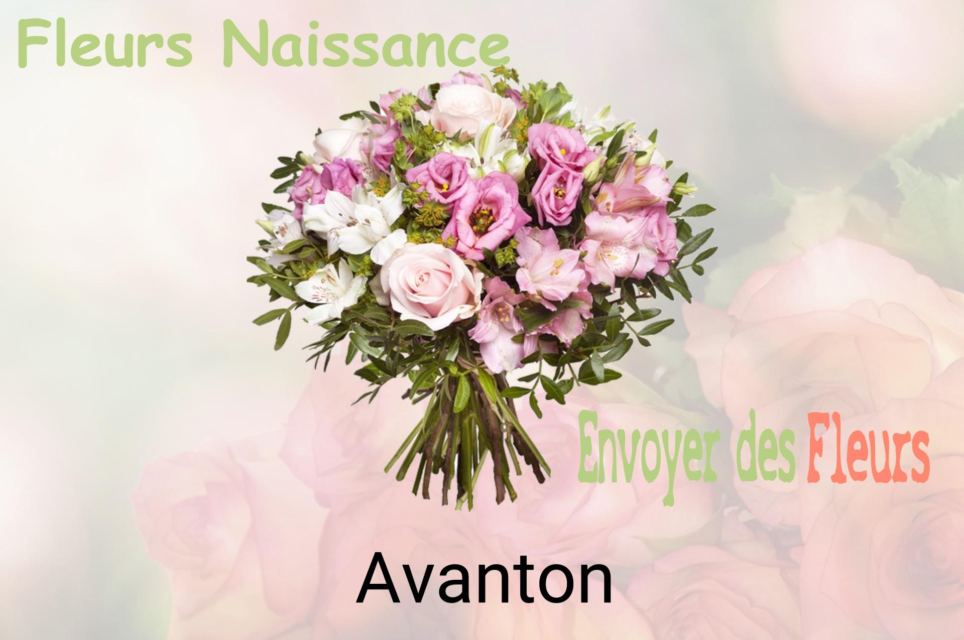 Bouquet de fleurs de naissance livré à Avanton